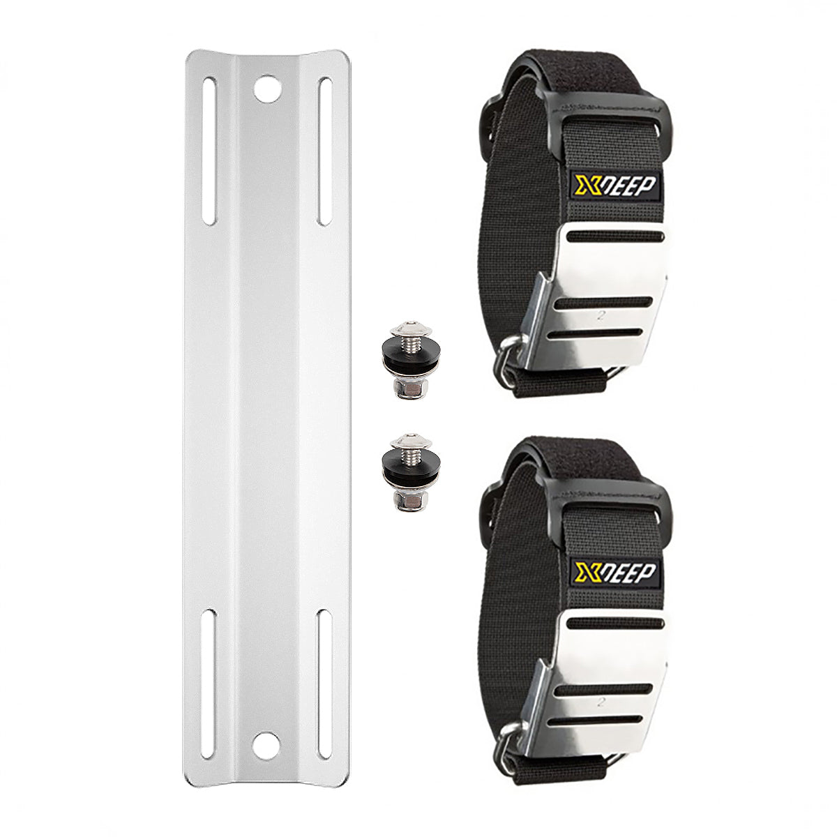 XDEEP Aluminum STA Single Tank Adapter for Scuba BCD