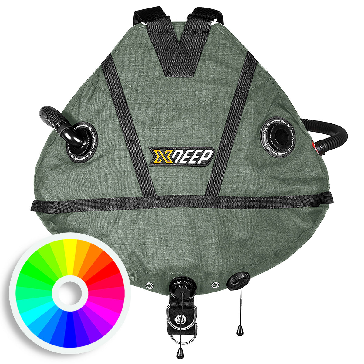 COLOR XDEEP Stealth 2.0 TEC RB Sidemount BCD