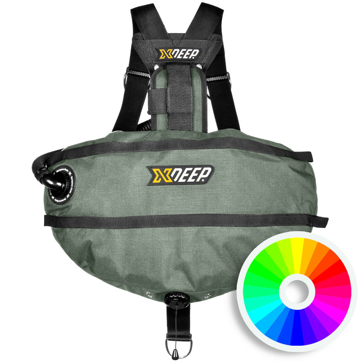 COLOR XDEEP Stealth 2.0 Classic Sidemount BCD