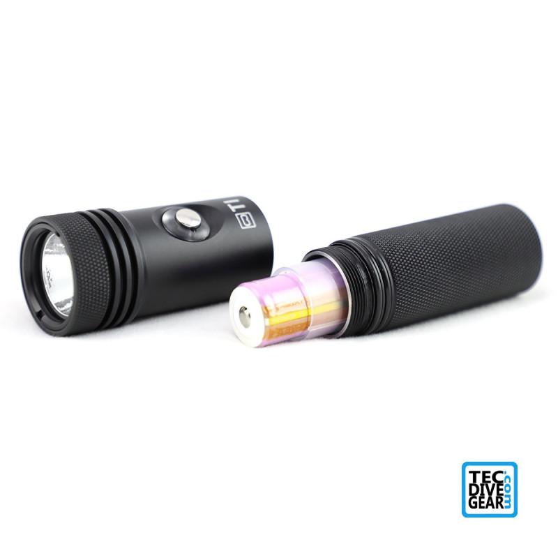 T1 800 Lumen Back up - Small Primary Scuba Diving Light