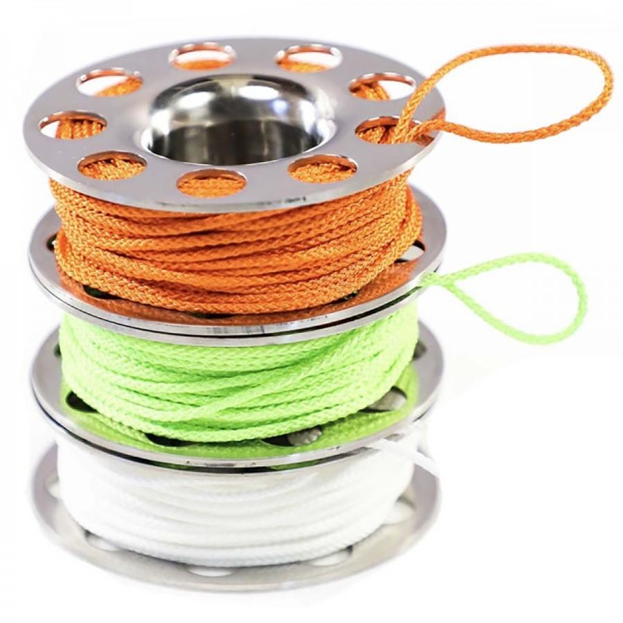  Scuba Diving Reel, Aluminum Alloy Wreck Cave Finger Spool with  30m/100ft High Visibility Line and Double-Ended Bolt Snap Clip Fits for  Outdoor Diving Activities Fluorescent Green : Sports & Outdoors