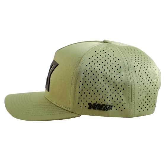 Olive XDEEP Logo Hat, Baseball Cap