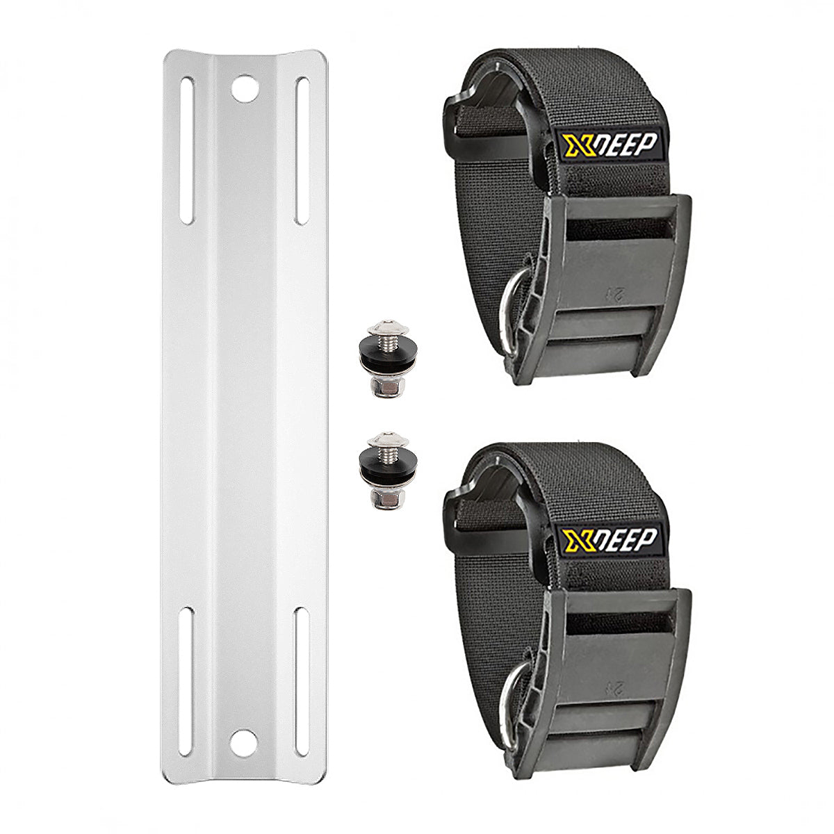 XDEEP Aluminum STA Single Tank Adapter for Scuba BCD