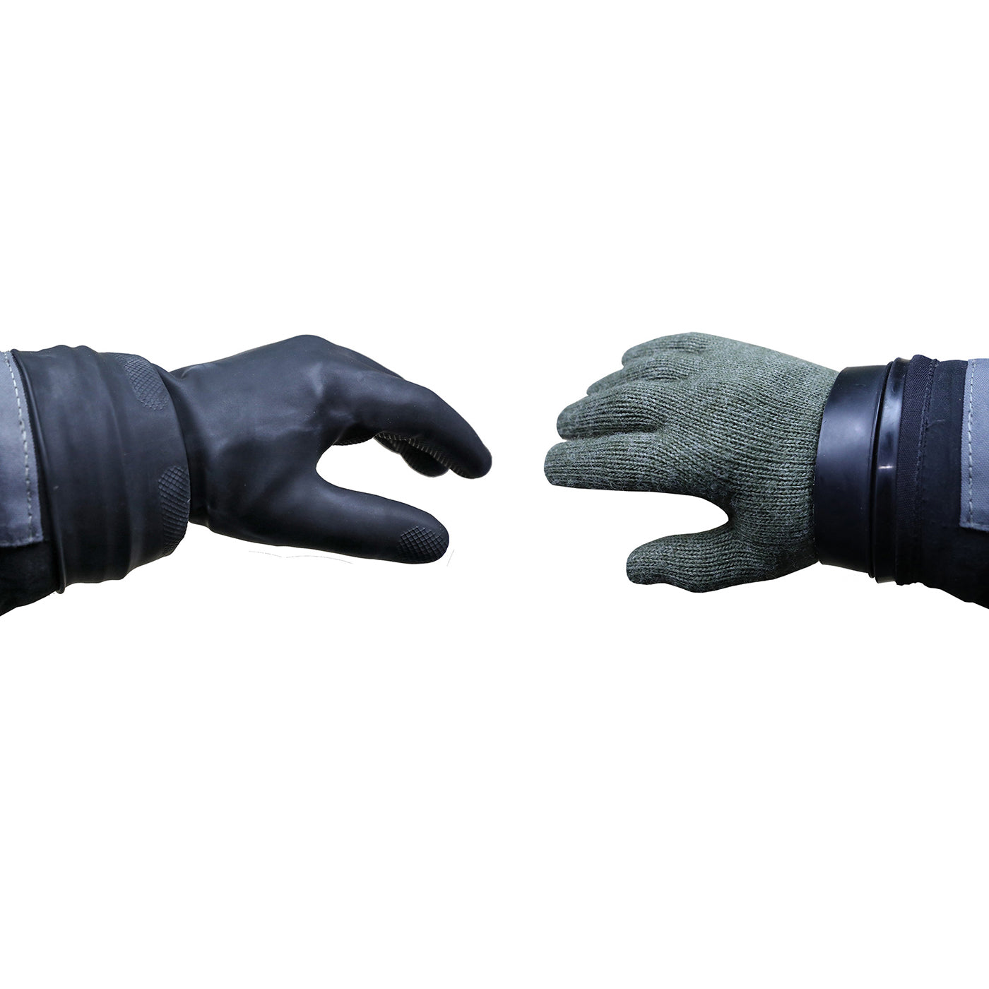 Pull Up Scuba Drysuit Gloves