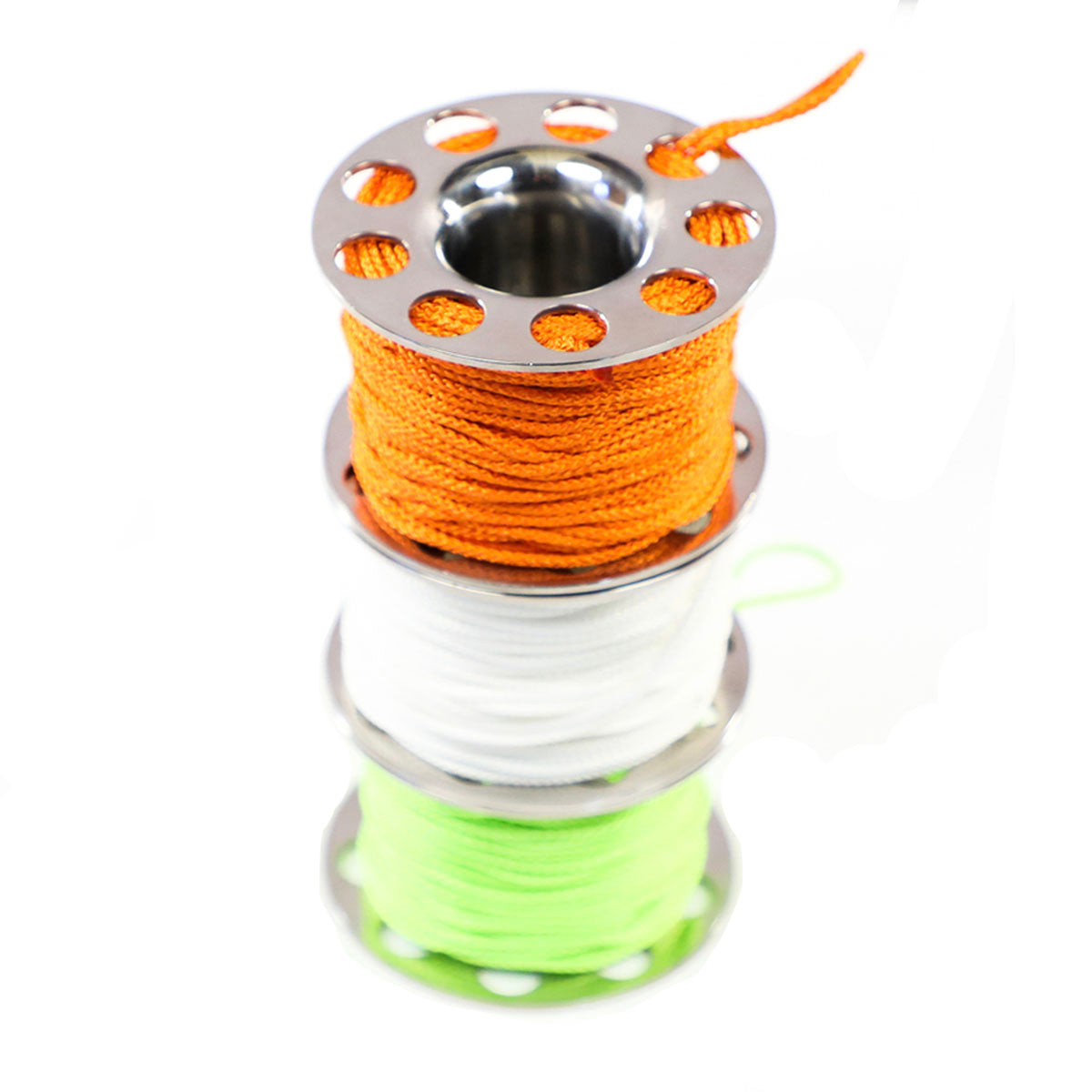 Stainless steel finger spool