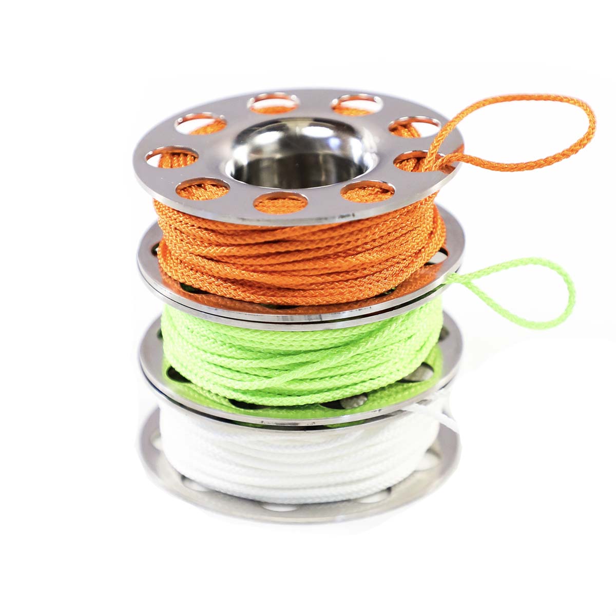 Stainless steel finger spool