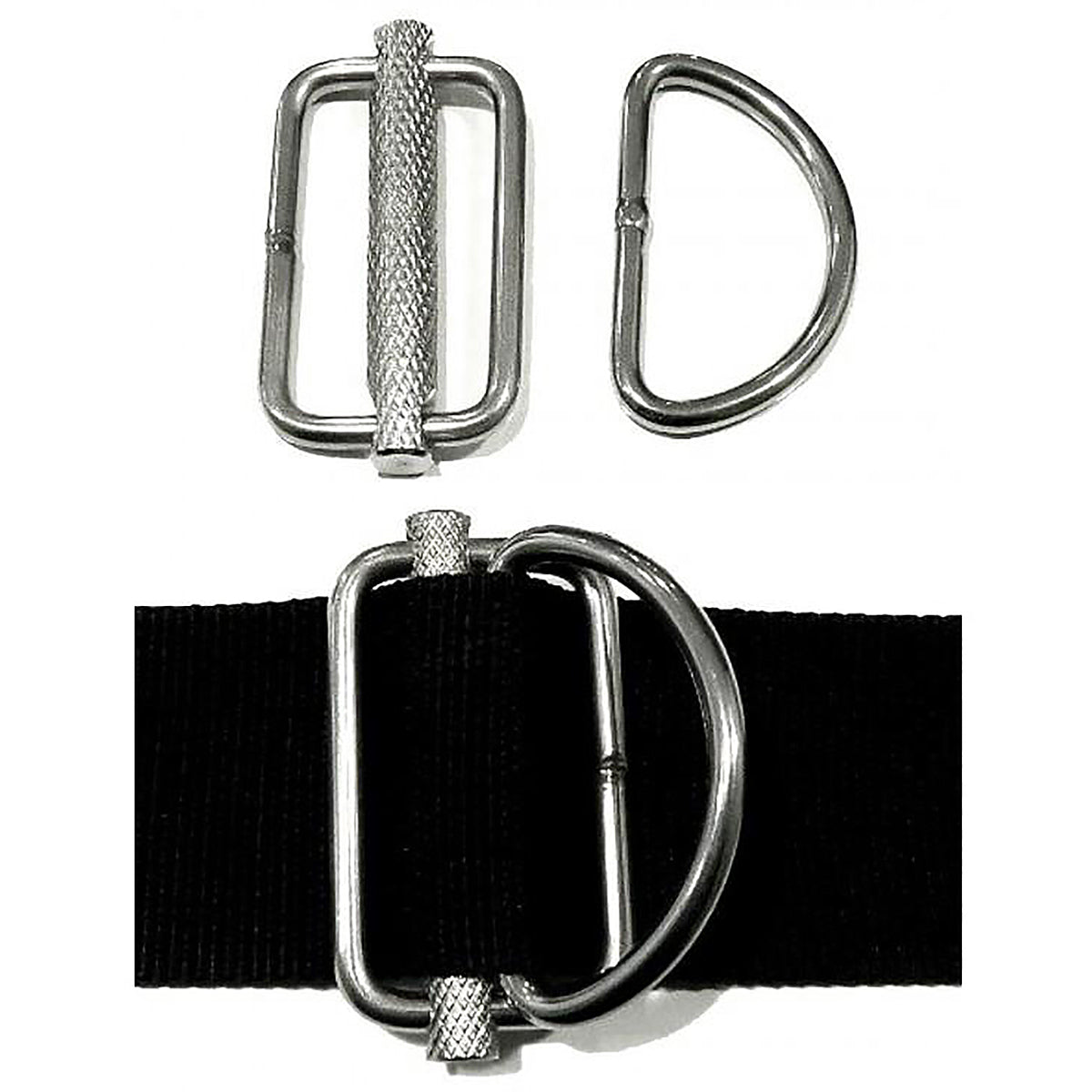 XDEEP Sliding Metal D-ring for Sidemount Harness